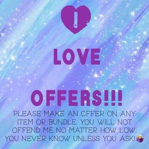I 💜 offers!!
